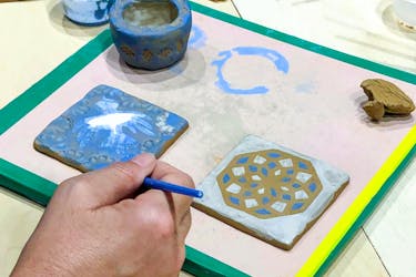 Artisan tiles workshop in Barcelona